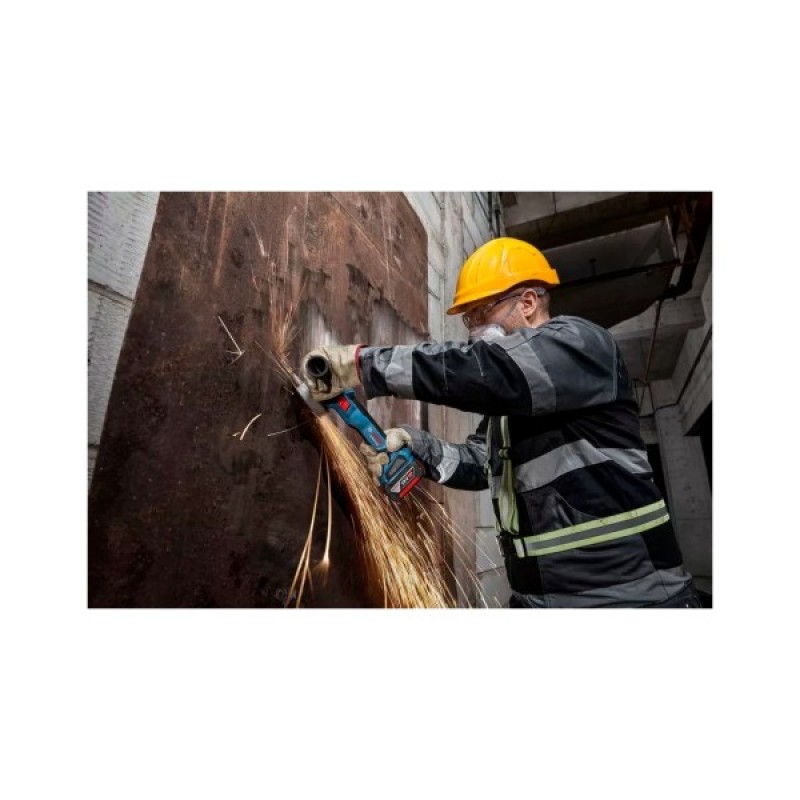Шліфувальна машина Bosch GWS 18V-11 125мм, 18В, 2x5Ah, 0-9000об/хв, 1.7кг, кейс (0.601.9N4.103)