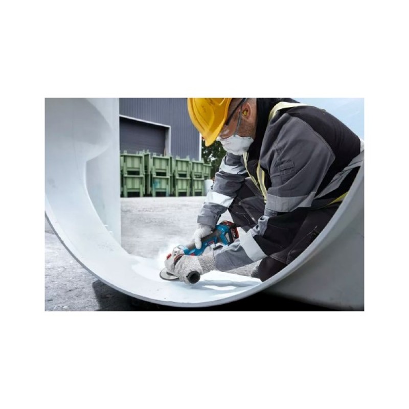 Шліфувальна машина Bosch GWS 18V-11 125мм, 18В, 2x5Ah, 0-9000об/хв, 1.7кг, кейс (0.601.9N4.103)