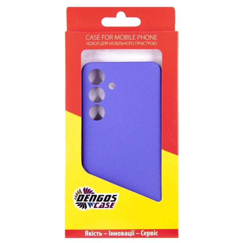Чохол до мобільного телефона Dengos Carbon Samsung Galaxy S24 Purple (DG-TPU-CRBN-201)