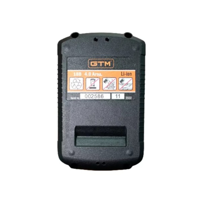 Акумулятор до електроінструменту GTM B18V/4Аh Li-Ion, 18В (B18V/4Аh)