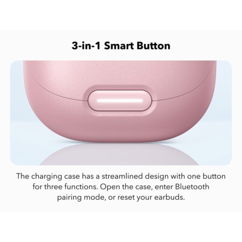 Навушники Anker SoundСore Liberty 4 NC Pastel Pink (A3947G51)