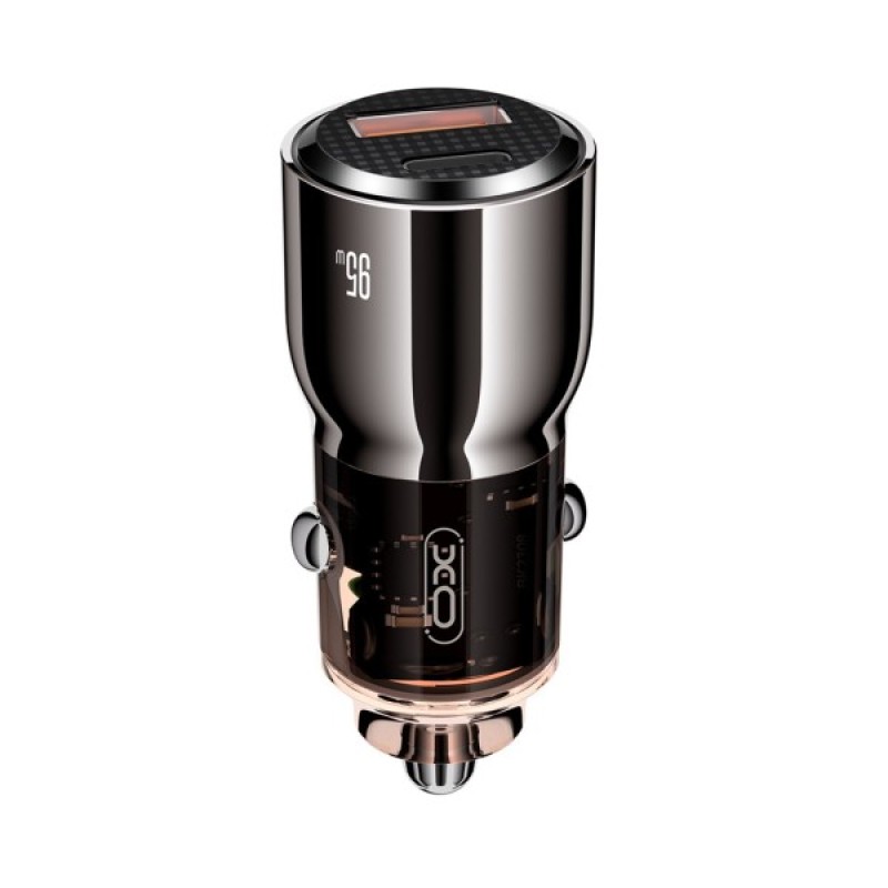 Зарядний пристрій XO CC58 USB-C PD65W + USB-A 30W Gray (CC58_Tarnish)