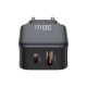 Зарядний пристрій XO L156 USB-C PD30W + USB-A QC3.0 Black (L156.black)