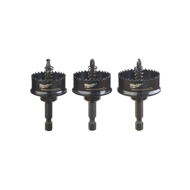 Коронка Milwaukee Shockwave 22/29/35мм 3шт (49224800)