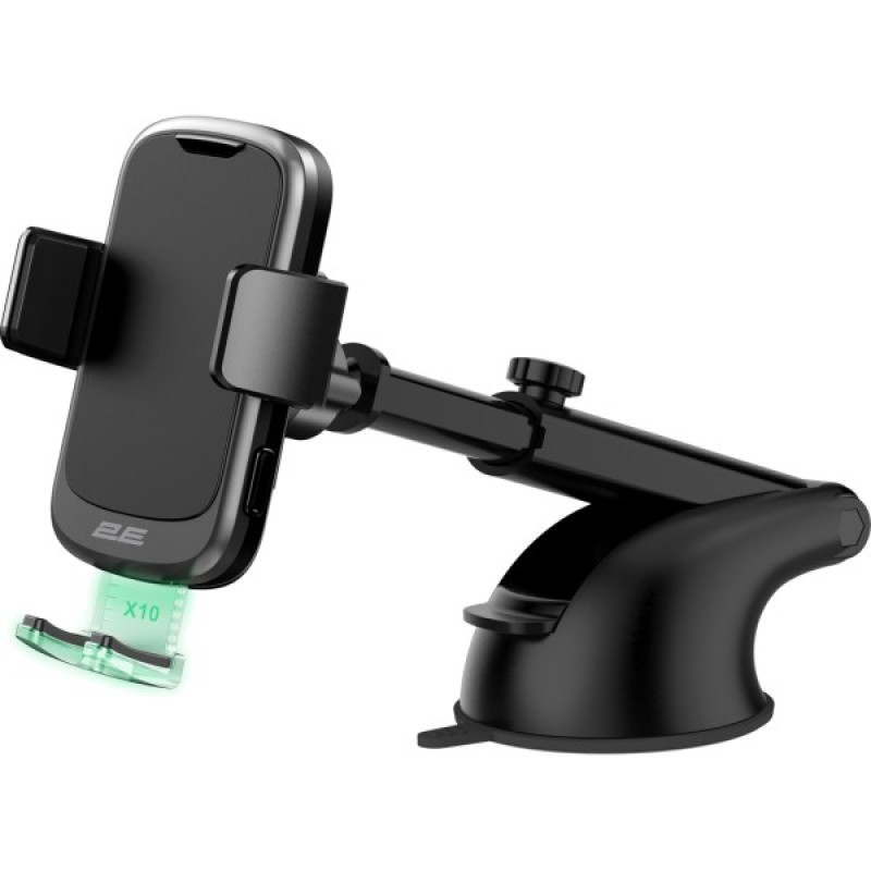Універсальний автотримач 2E 4.7-7", Wireless Qi 15W, USB-A/QC/3.0/30W, USB-С/PD/30W (2E-WCQ01-10)