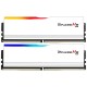 Модуль пам'яті для комп'ютера DDR5 32GB (2x16GB) 6000 MHz Ripjaws M5 RGB Matte White G.Skill (F5-6000J3040F16GX2-RM5RW)