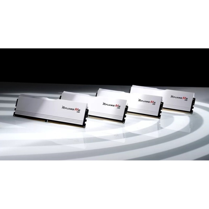 Модуль пам'яті для комп'ютера DDR5 32GB (2x16GB) 6000 MHz Ripjaws M5 RGB Matte White G.Skill (F5-6000J3040F16GX2-RM5RW)