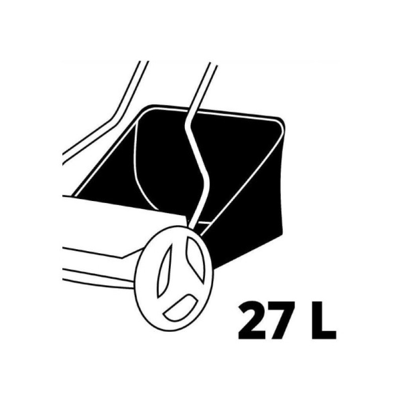 Газонокосарка Einhell GC-HM 400, 40 см, 13-37 мм, 27 л, 7.5 кг (3414129)