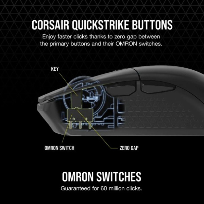 Мишка Corsair Katar Elite Wireless Black (CH-931C111-EU)
