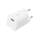 Зарядний пристрій Baseus GaN5 Fast Charger USB-C 25W + Cable Type-C 100W white (P10110909213-01)