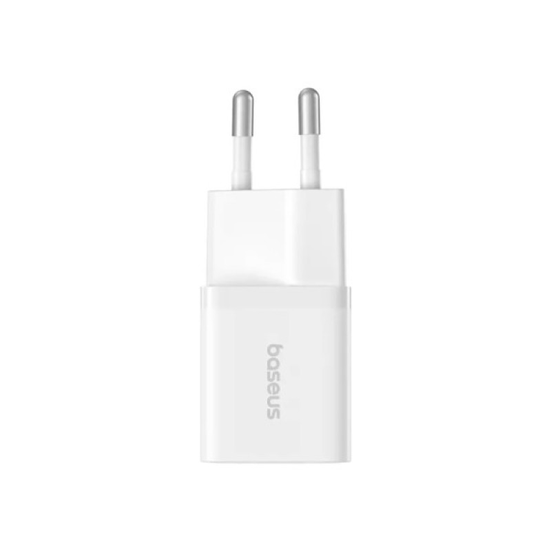 Зарядний пристрій Baseus GaN5 Fast Charger USB-C 25W + Cable Type-C 100W white (P10110909213-01)