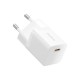 Зарядний пристрій Baseus GaN5 Fast Charger USB-C 25W + Cable Type-C 100W white (P10110909213-01)
