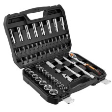 Набір інструментів Neo Tools 58шт, 1/2", CrV, кейс (10-042)