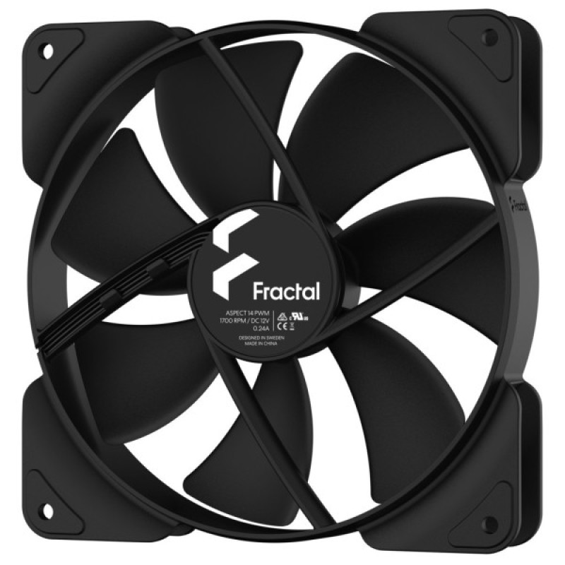 Кулер до корпусу Fractal Design Aspect 14 PWM Black (FD-F-AS1-1403)