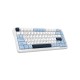 Клавіатура Ajazz AK820 MAX PLUS Daydream Switch RGB Wireless/Bluetooth/USB White (AK820MAX-DD-BWD)
