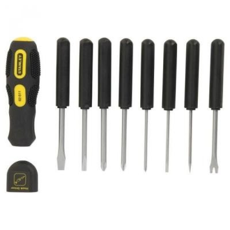 Набір викруток Stanley Multifunctional з 9 змінними бітами (0-62-511)