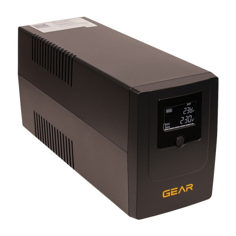 Пристрій безперебійного живлення GEAR GU-1200MLCD