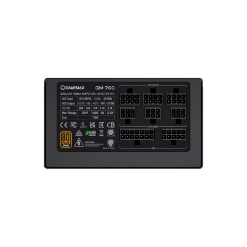 Блок живлення Gamemax 700W (GM-700 Modular)
