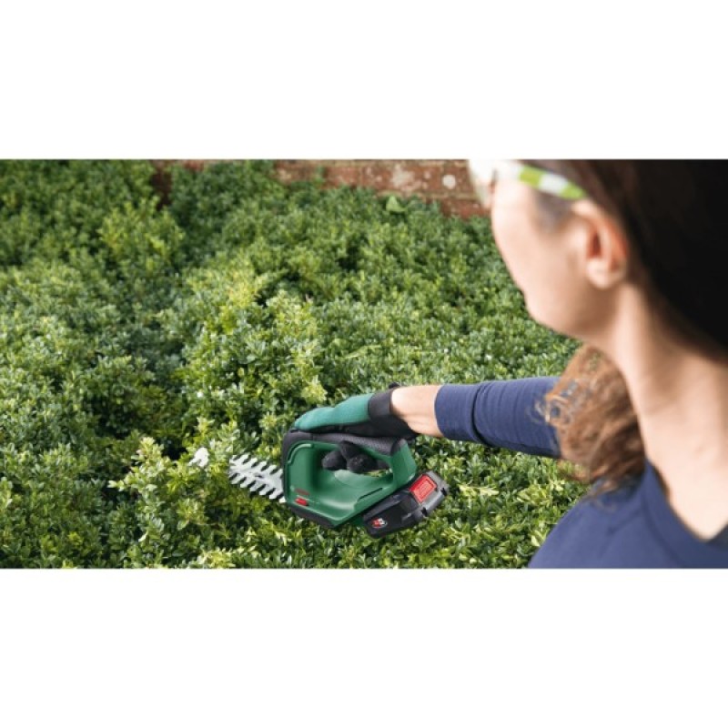 Кущоріз Bosch AdvancedShear 18В-10, 10/20см, крок різу 8мм (без АКБ та ЗП) (0.600.857.001)