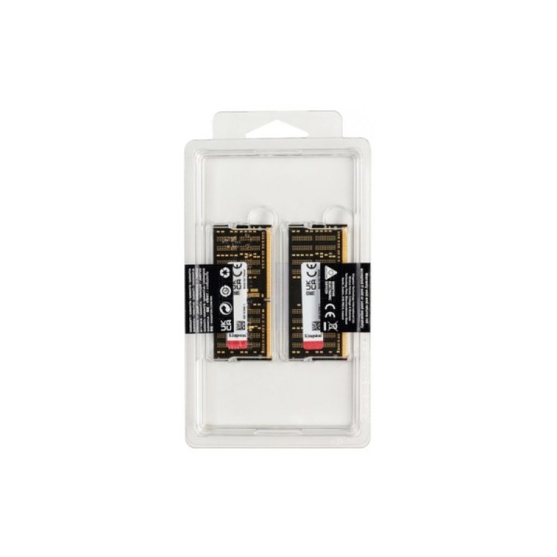 Модуль пам'яті для ноутбука SoDIMM DDR4 32GB (2x16GB) 2666 MHz FURY Impact Kingston Fury (ex.HyperX) (KF426S16IBK2/32)