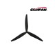 Пропелер для дрона Gemfan 1507 Glass Fiber Nylon 3 Blade 1CW/1CCW- Black (PMGN1507-3B)