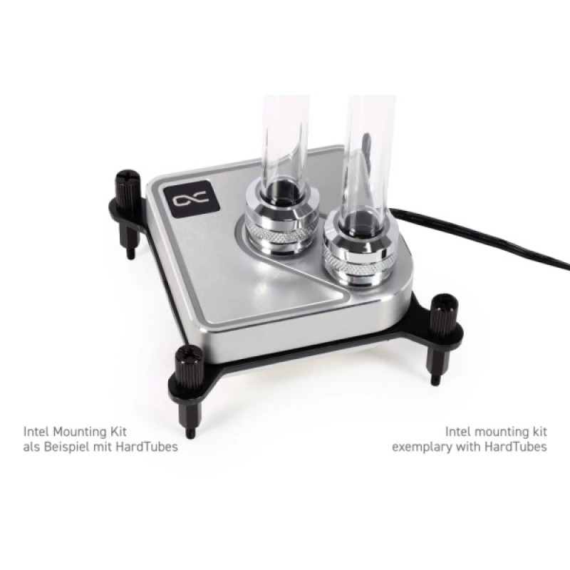 Водоблок Alphacool Core 1 Aurora Silver - AM4 / AM5 Intel LGA 1700 / LGA 1851 (13447)