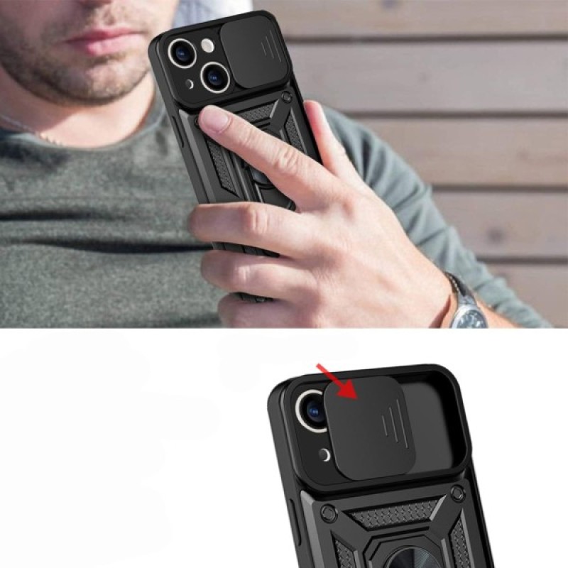 Чохол до мобільного телефона BeCover Military Apple iPhone 15 Plus Black (709954)