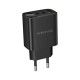 Зарядний пристрій BOROFONE BA98A 2xUSB-C PD30W + 1xUSB 18W digital display black (6941991120510)