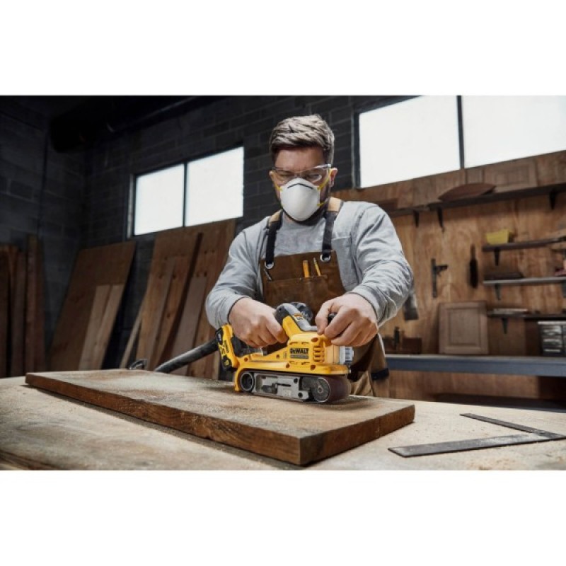 Шліфувальна машина DeWALT XR Li-Ion 18 В 2x5Ah, 198-320 м/хв, стрічка 75х533 мм (DCW220P2)