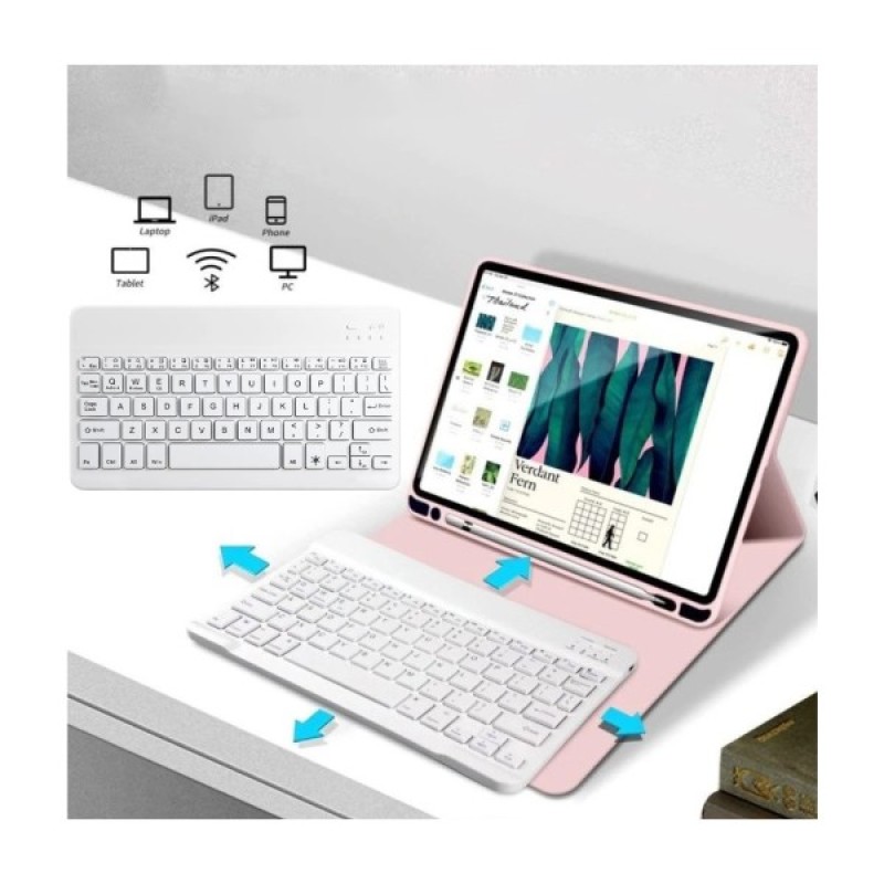 Чохол до планшета BeCover with keyboard Apple iPad Pro 11" M4 2024 Pink (713001)