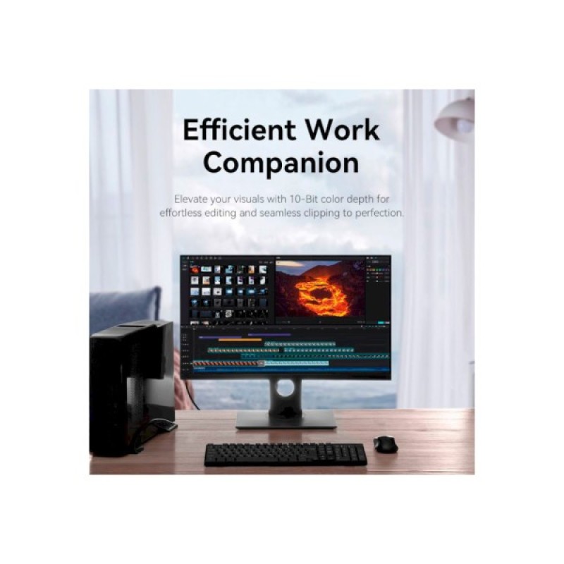 Кабель мультимедійний DisplayPort M to DisplayPort M 5.0m V1.2 4K60Hz Vention (HAKBJ)