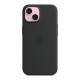Чохол до мобільного телефона Apple iPhone 15 Silicone Case with MagSafe Black (MT0J3ZM/A)