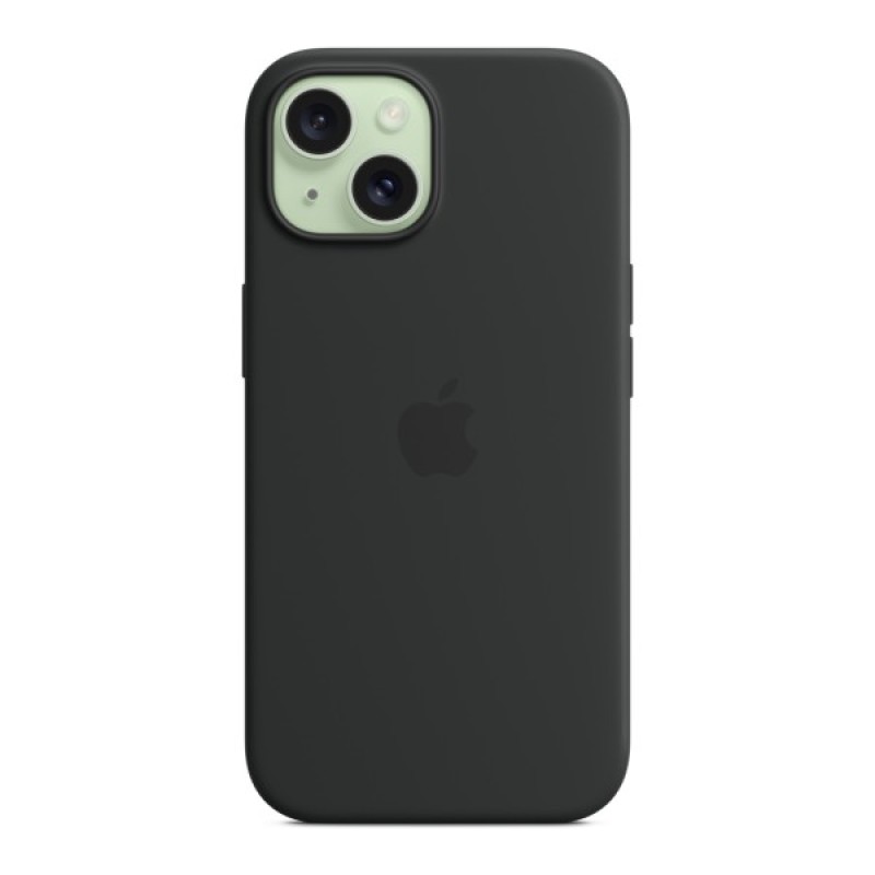 Чохол до мобільного телефона Apple iPhone 15 Silicone Case with MagSafe Black (MT0J3ZM/A)