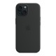 Чохол до мобільного телефона Apple iPhone 15 Silicone Case with MagSafe Black (MT0J3ZM/A)