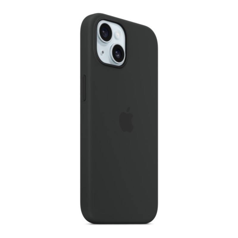 Чохол до мобільного телефона Apple iPhone 15 Silicone Case with MagSafe Black (MT0J3ZM/A)