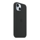 Чохол до мобільного телефона Apple iPhone 15 Silicone Case with MagSafe Black (MT0J3ZM/A)