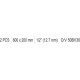 Ключ Yato вороток YT-12445 L-подібний, 600x200мм (YT-12445)