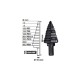 Свердло Milwaukee ступінчасте Step Drill, для електриків PG7-PG21 з кроком 2мм (48899321)