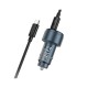 Зарядний пристрій HOCO HOCO Z57B Glorious 63W dual-port display USB-C PD45W + USB QC3.0 + cable USB-C Metal Gray (6942007633185)