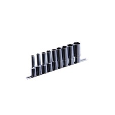 Набір головок Toptul довгих на планці 12-гр. 1/2" 9шт. 8-22мм (GAAQ1605U-12)