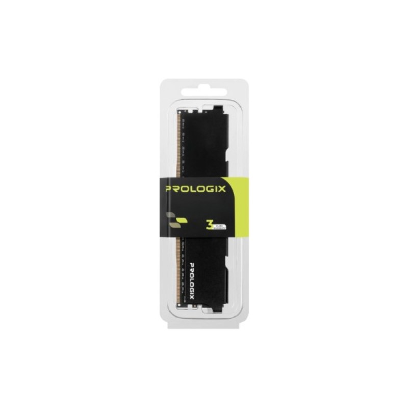 Модуль пам'яті для комп'ютера DDR4 16GB 3200 MHz Black Prologix (PRO16GB3200B4)
