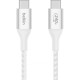 Дата кабель USB-C to USB-C 2.0m 240W white Belkin (CAB015BT2MWH)