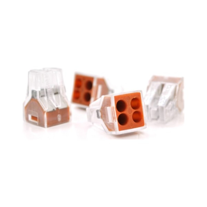 З'єднувач кабелю 4-pin аналог WAGO K773-104, 50штпак Voltronic (K773-104/50)