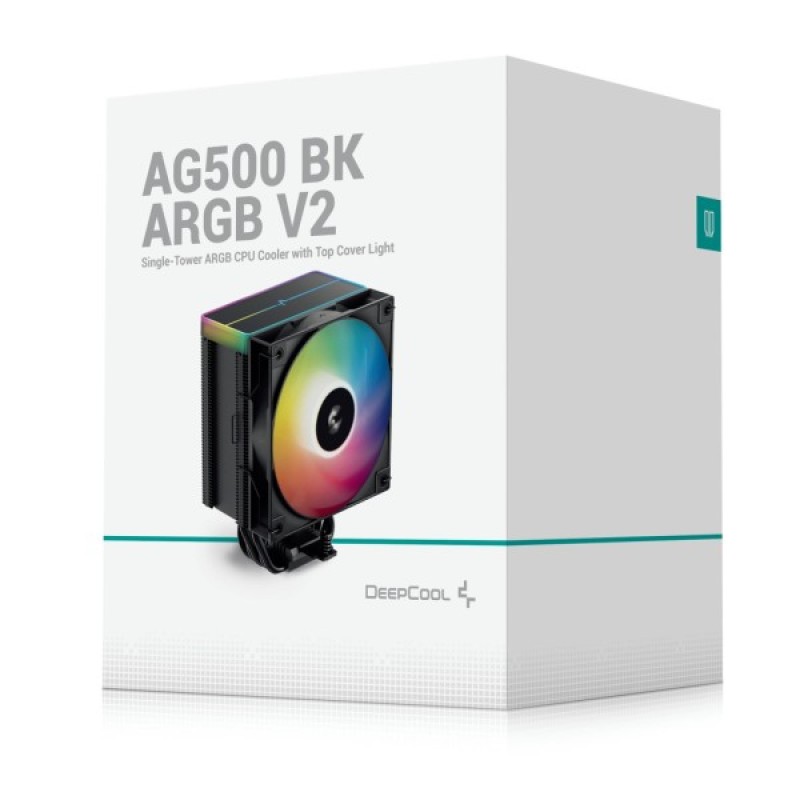 Кулер до корпусу Deepcool AG500 BK ARGB V2 (R-AG500-BKAMMN-GJD)