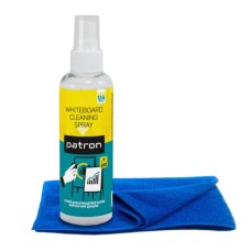 Спрей для очищення Patron Whiteboard Cleaner 250мл F3-007 + microfibre 30х30cm (CS-PN-BUNDL-18)