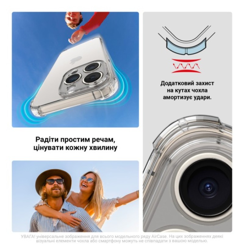 Чохол до мобільного телефона Armorstandart Air Force Motorola Edge 50 Neo Camera cover Clear (ARM80020)