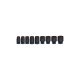 Набір головок Bosch Professional ударних торцевих Standart 9шт, 1/4", 25мм (2.608.003.034)