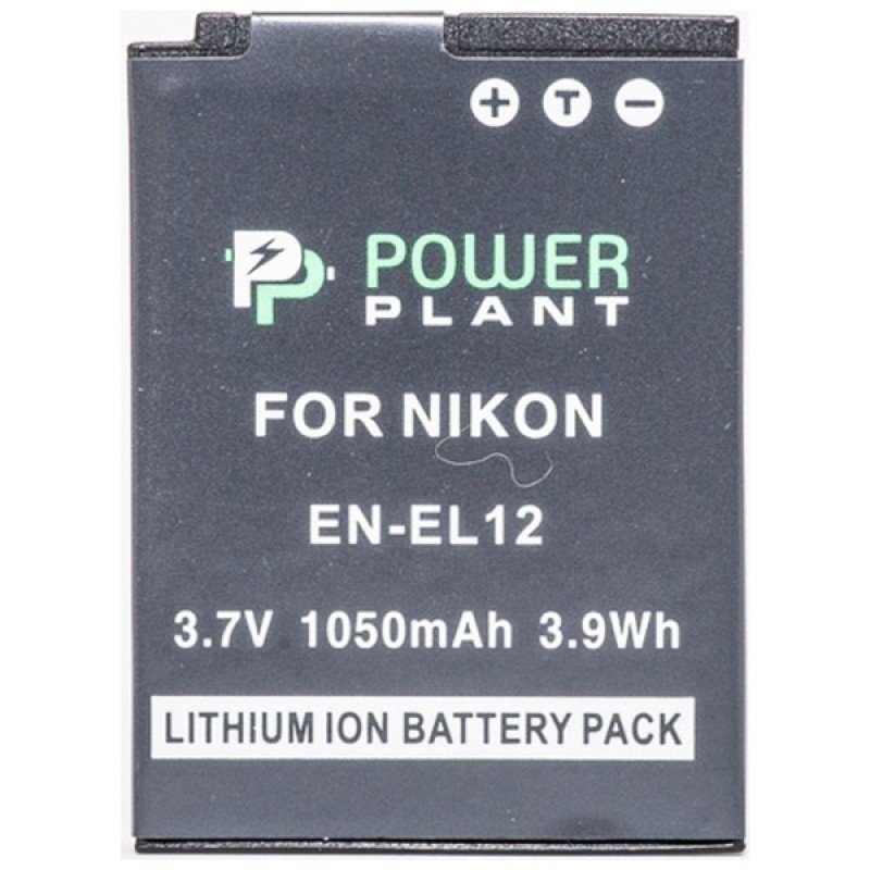 Акумулятор до фото/відео PowerPlant Nikon EN-EL12 (DV00DV1242)