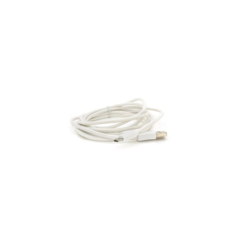 Дата кабель USB 2.0 AM to Micro 5P 2.0m white Voltronic (USB2AMMicW/05104)