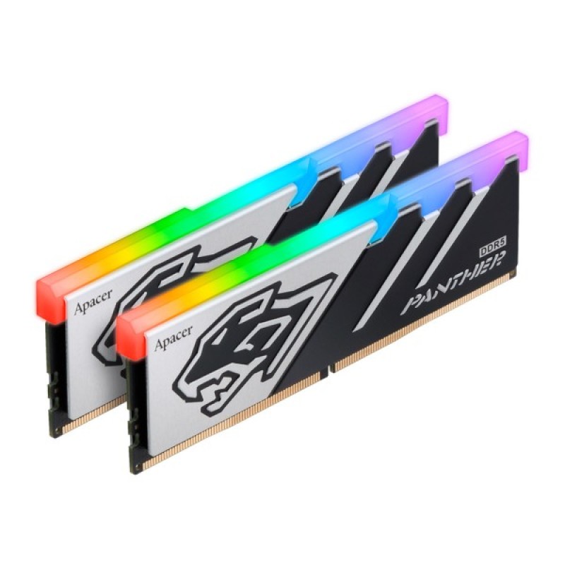 Модуль пам'яті для комп'ютера DDR5 32GB (2x16GB) 6000 MHz Panther RGB Apacer (AH5U32G60C6229BAA-2)